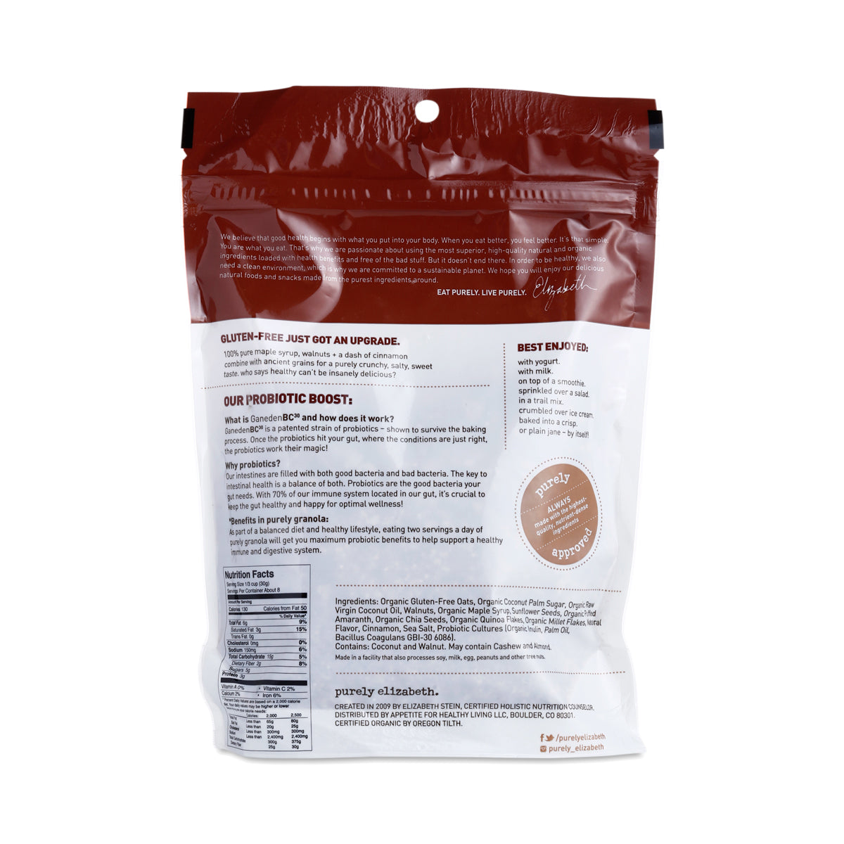 Maple Walnut Probiotic Granola